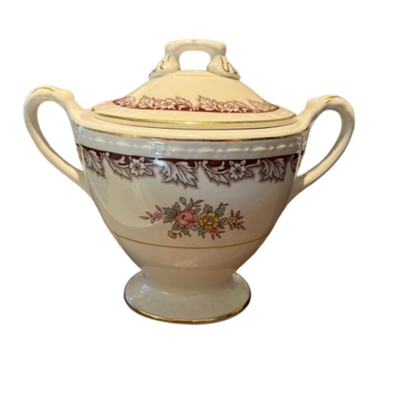 Vintage Homer Laughlin Eggshell Sugar Bowl - Picture 1 of 4